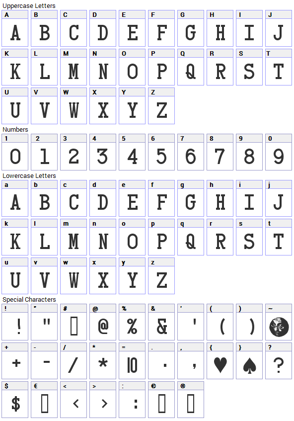 font symbols font download
